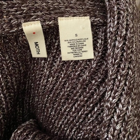 ANTHROPOLOGIE Moth Open Front Convertible Sweater - Picture 7 of 7